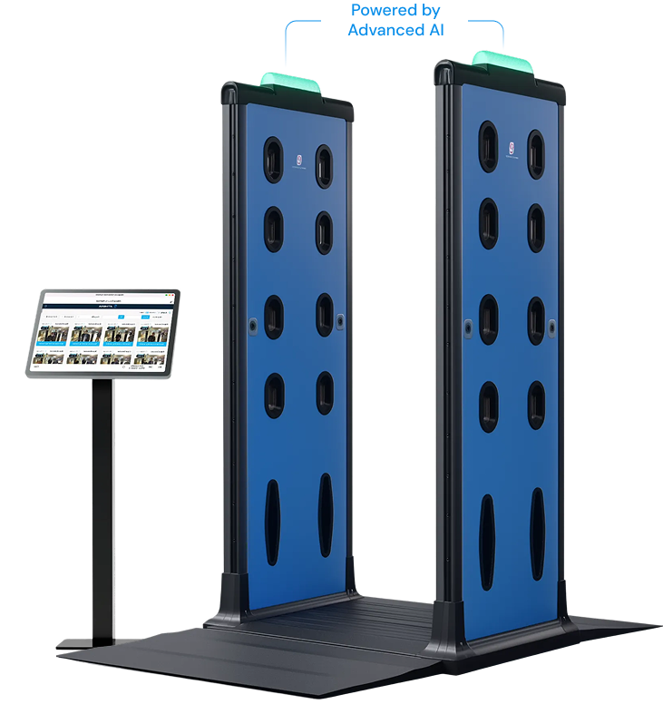 Athena AI-powered concealed weapons detection system scanner